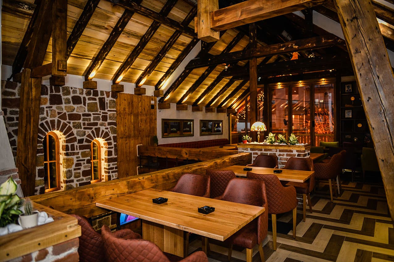 Unutrašnjost restorana Apis